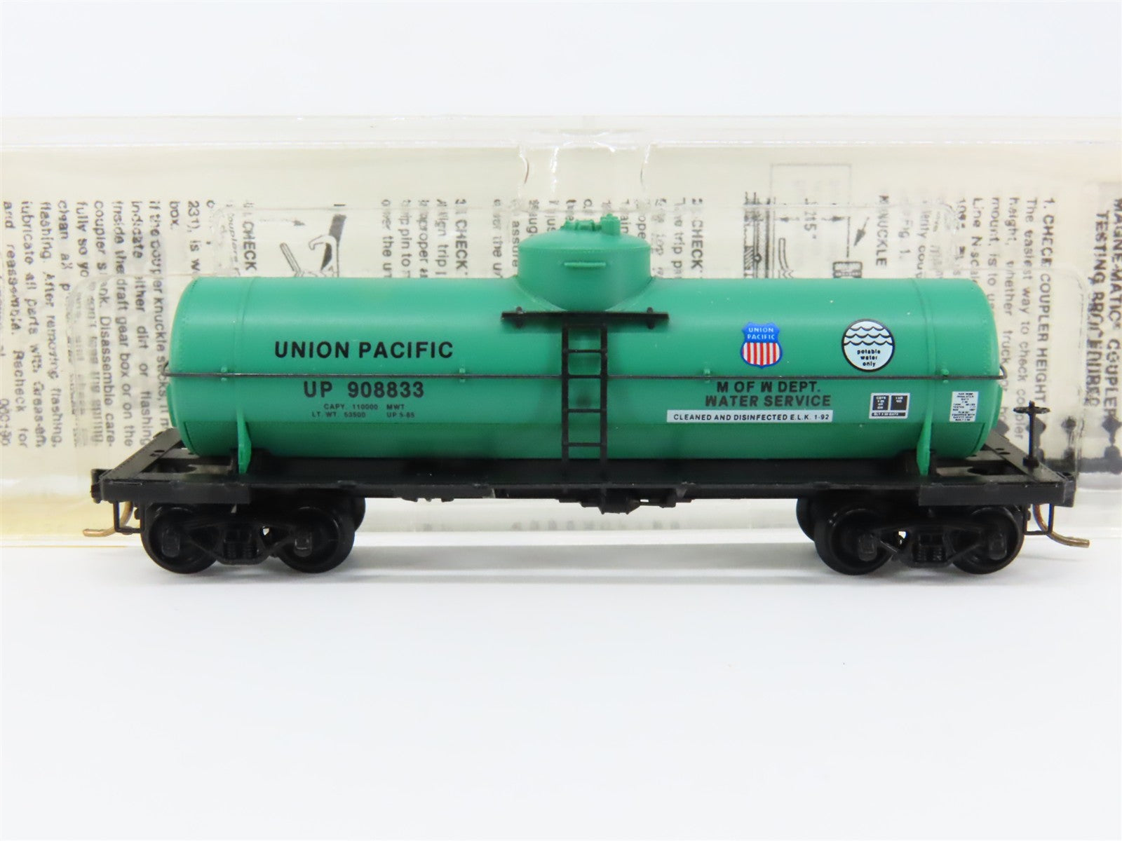 N Scale Micro-Trains MTL 65340 UP Union Pacific 39' Single Dome Tank Car RTR