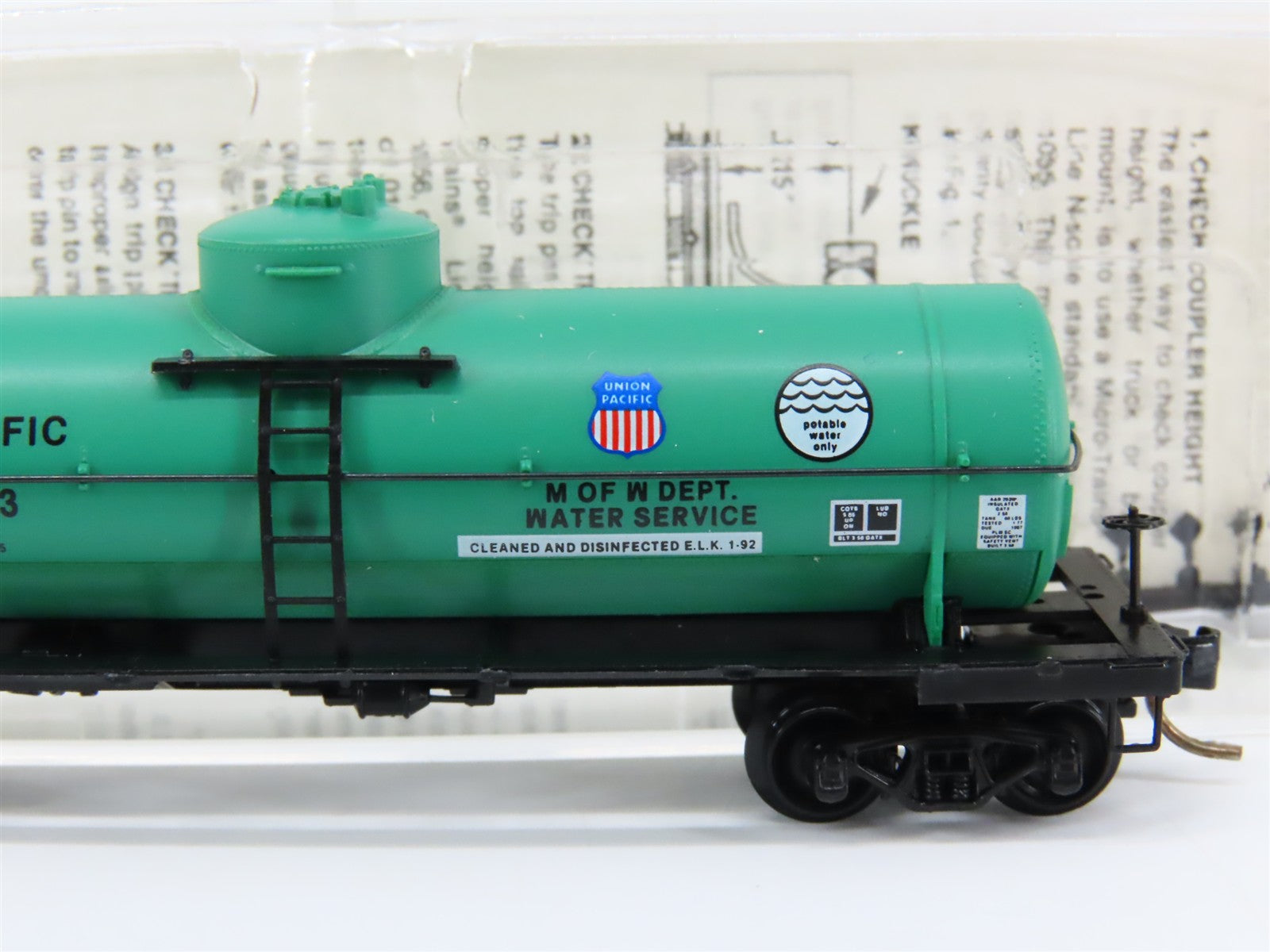N Scale Micro-Trains MTL 65340 UP Union Pacific 39' Single Dome Tank Car RTR