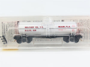 N Scale Micro-Trains MTL 65420 BEPX Belcher Oil Co. 39' Single Dome Tank Car RTR