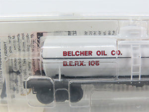 N Scale Micro-Trains MTL 65420 BERX Belcher Oil Co. 39' Single Dome Tank Car RTR