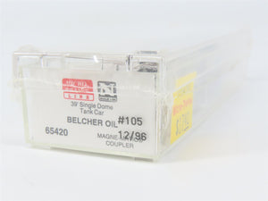 N Scale Micro-Trains MTL 65420 BERX Belcher Oil Co. 39' Single Dome Tank Car RTR