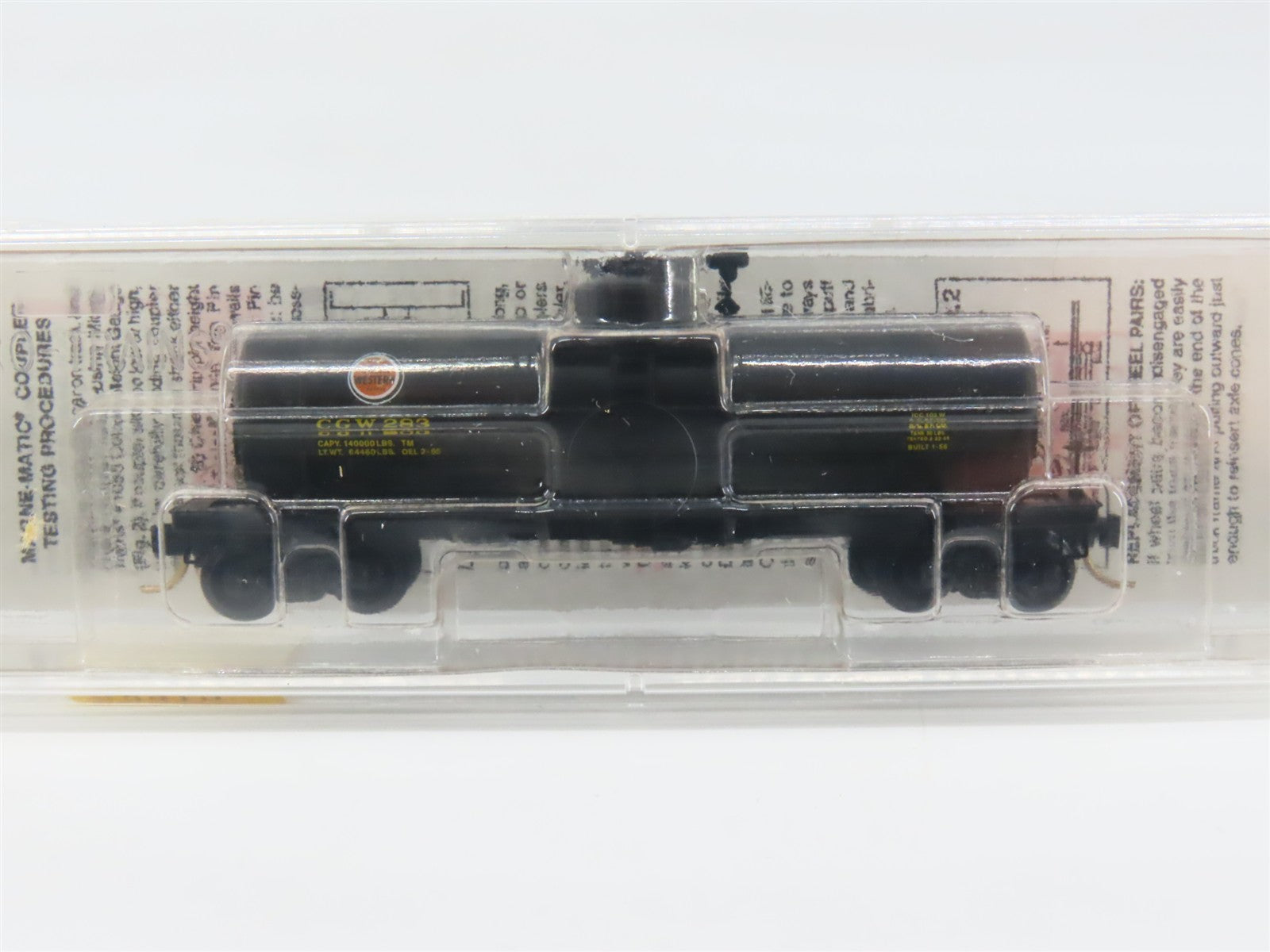 N Scale Micro-Trains MTL 65410 CGW Chicago Great Western 39' Tank Car 283 RTR