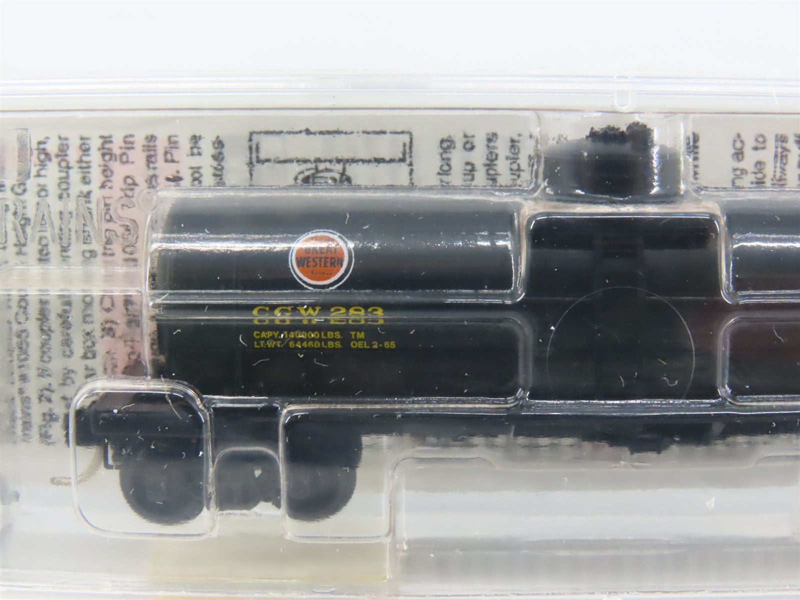 N Scale Micro-Trains MTL 65410 CGW Chicago Great Western 39' Tank Car 283 RTR