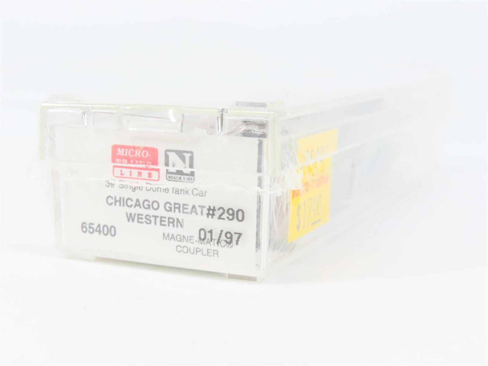 N Scale Micro-Trains MTL 65400 CGW Chicago Great Western 39' Tank Car 290 RTR