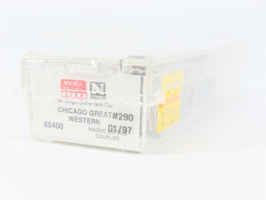 N Scale Micro-Trains MTL 65400 CGW Chicago Great Western 39' Tank Car 290 RTR