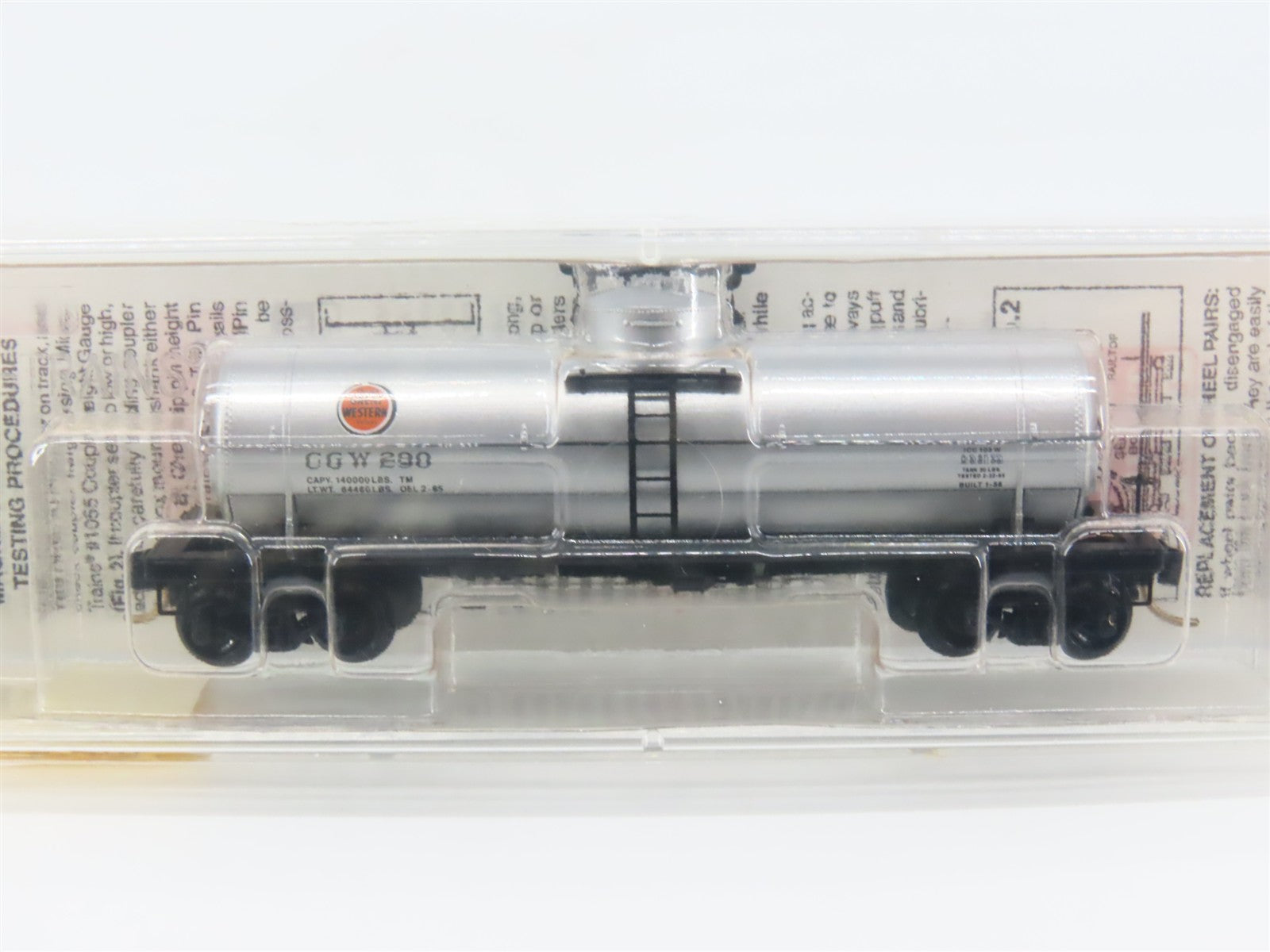 N Scale Micro-Trains MTL 65400 CGW Chicago Great Western 39' Tank Car 290 RTR