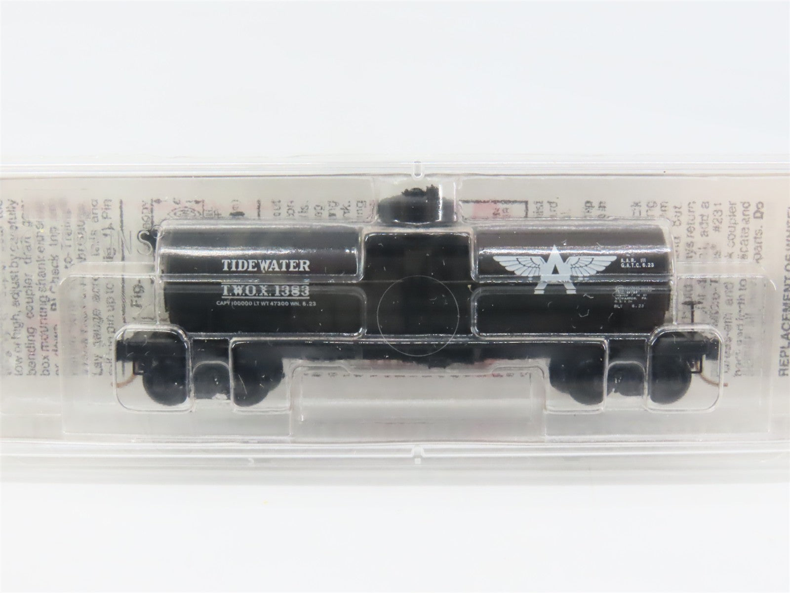 N Scale Micro-Trains MTL 65480 TWOX Tide Water Oil Company 39' Tank Car 1383 RTR