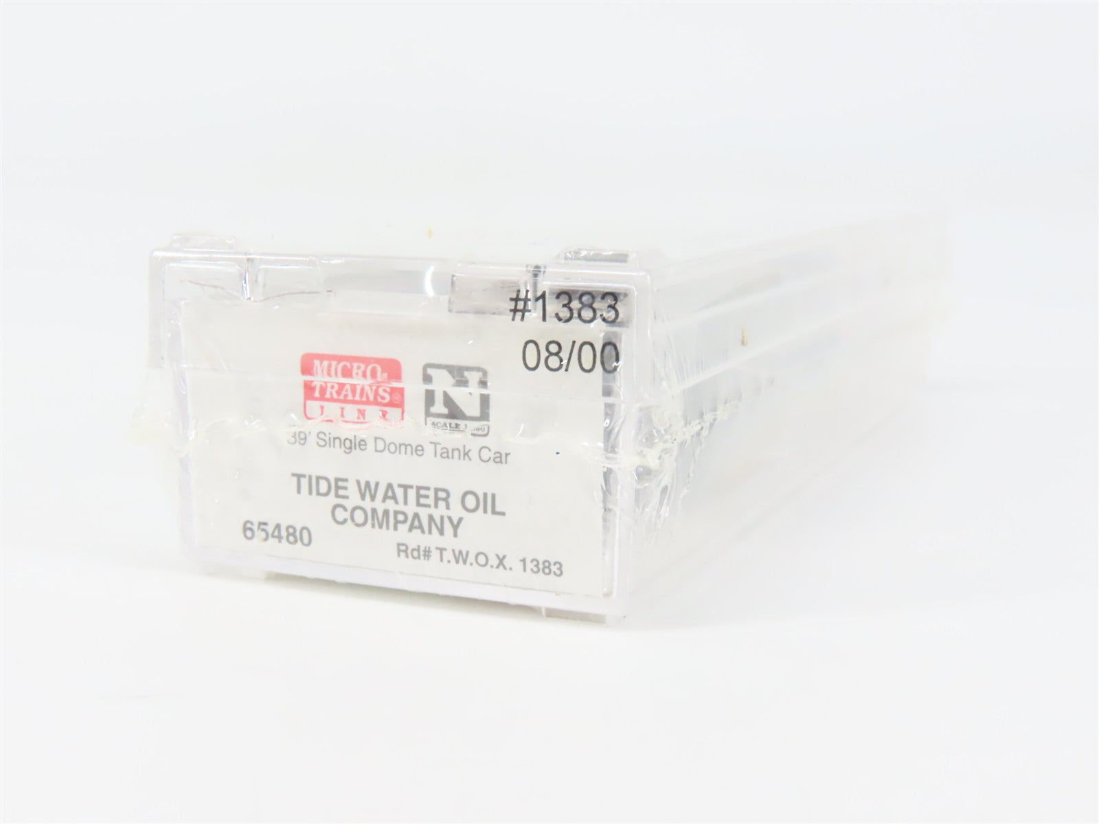 N Scale Micro-Trains MTL 65480 TWOX Tide Water Oil Company 39' Tank Car 1383 RTR