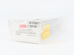 N Scale Micro-Trains MTL 65430 ROX Richfield Oil Company 39' Tank Car 670 RTR