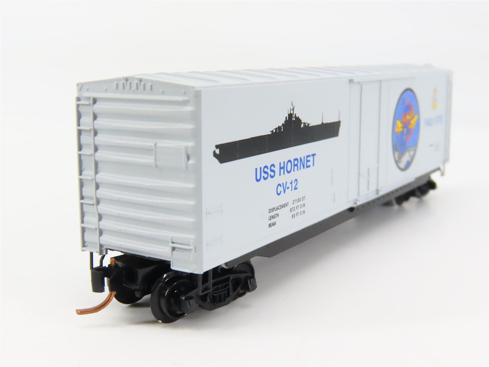N Scale Micro-Trains MTL 03800402 USN US Navy 50' Box Car CV-12 RTR