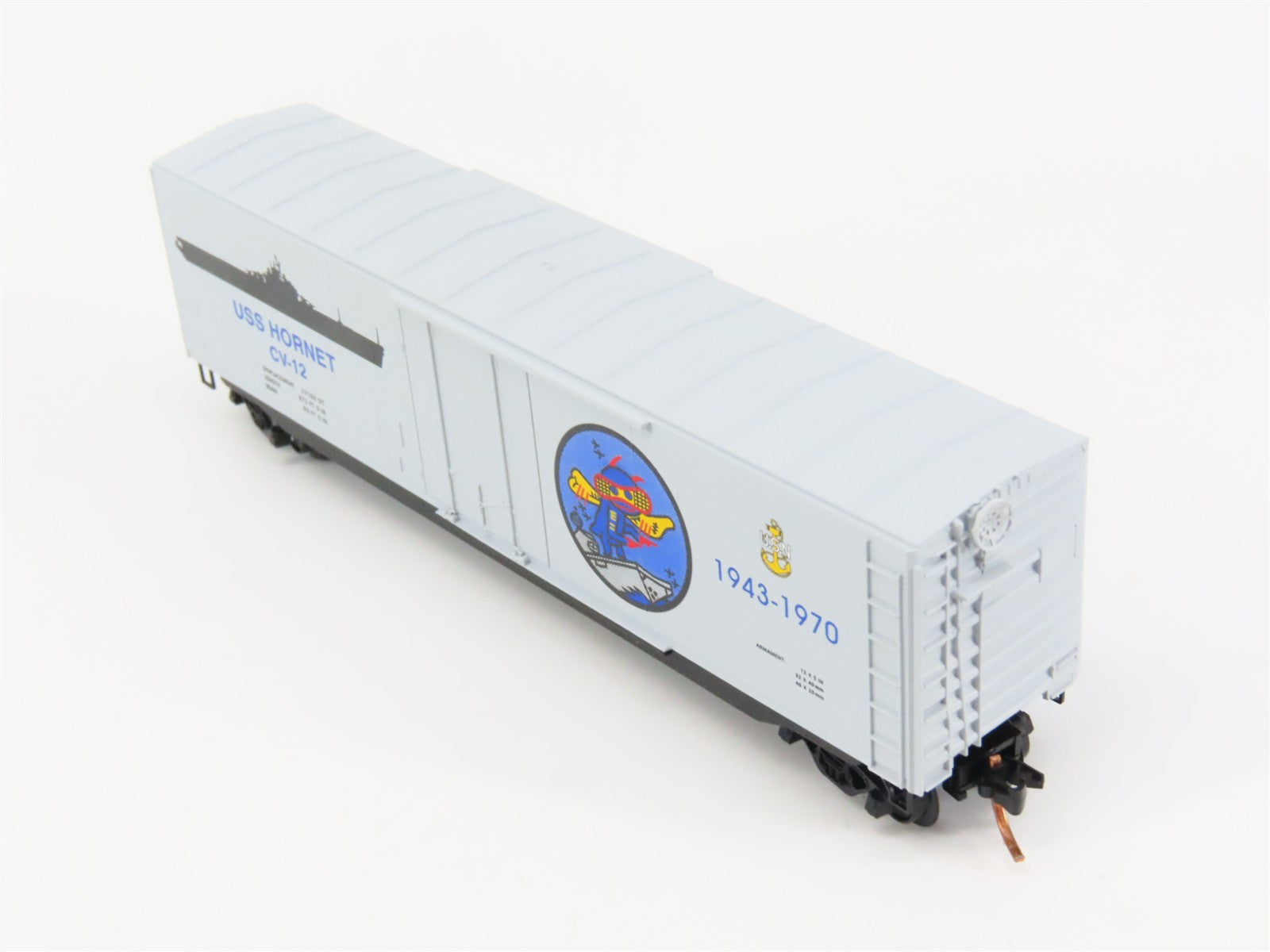 N Scale Micro-Trains MTL 03800402 USN US Navy 50' Box Car CV-12 RTR