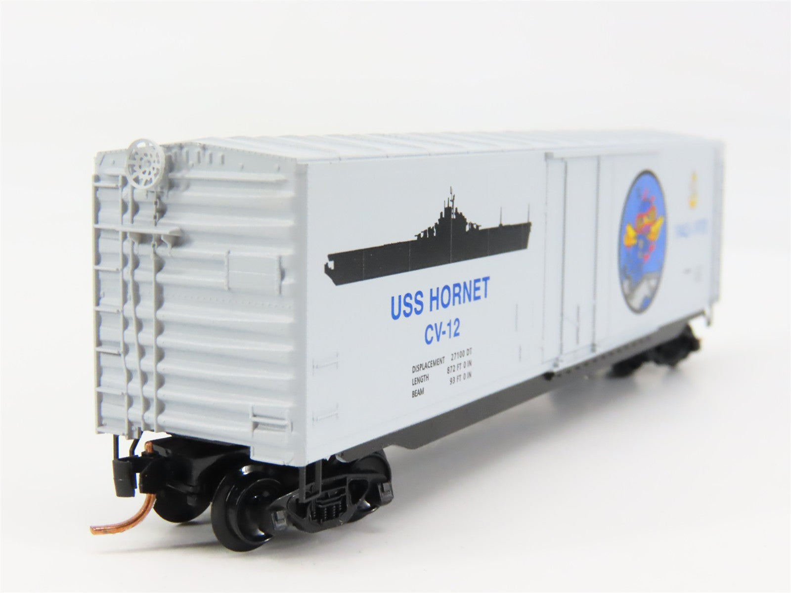 N Scale Micro-Trains MTL 03800402 USN US Navy 50' Box Car CV-12 RTR