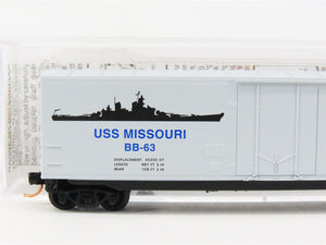 N Scale Micro-Trains MTL 03800401 USN U.S. Navy 50' Box Car BB-63 RTR