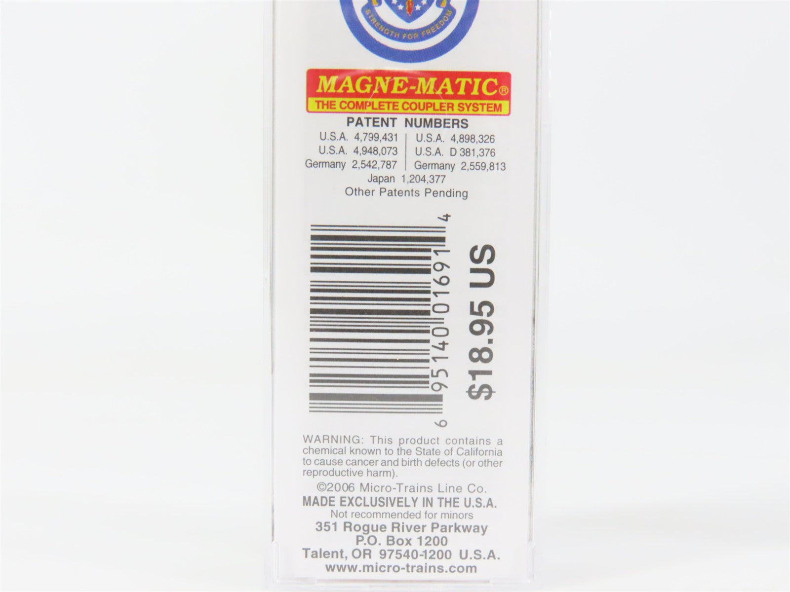 N Scale Micro-Trains MTL 03800401 USN U.S. Navy 50' Box Car BB-63 RTR