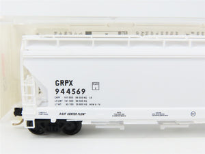 N Scale Micro-Trains MTL 94020 GRPX General Chemical 3-Bay Covered Hopper RTR