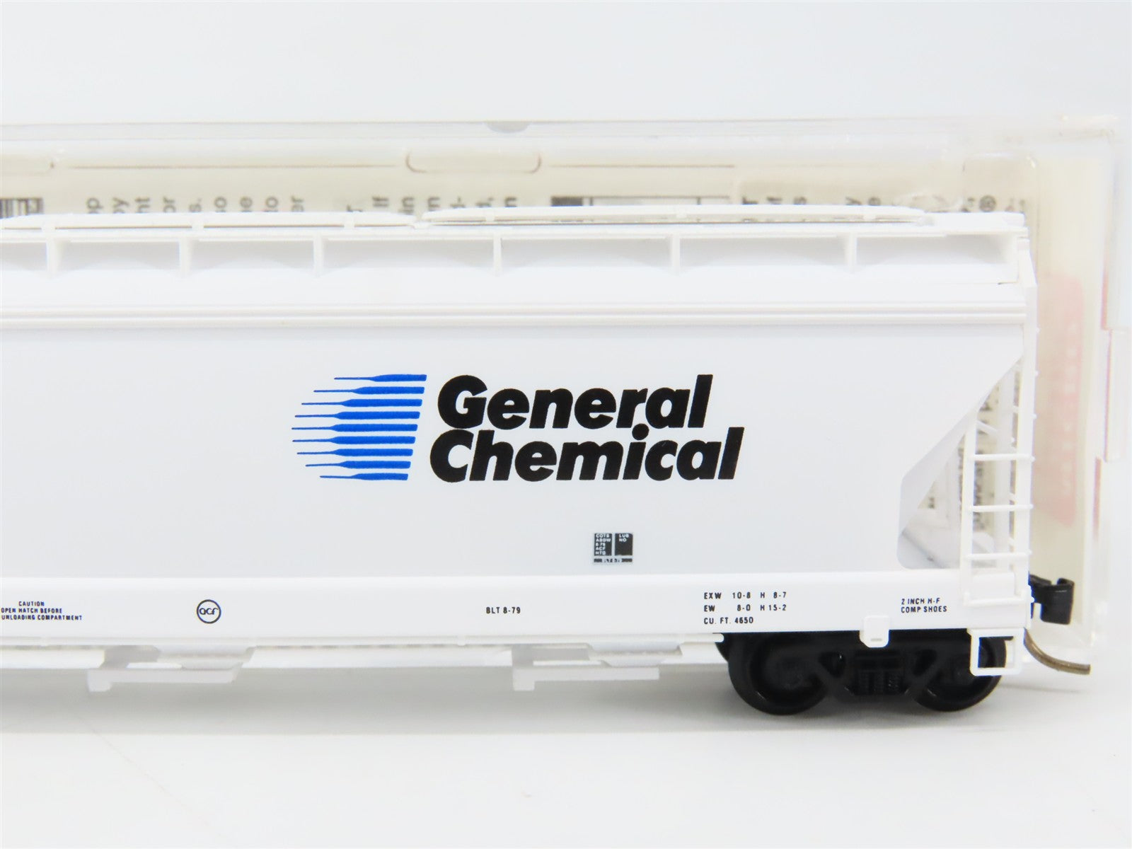 N Scale Micro-Trains MTL 94020 GRPX General Chemical 3-Bay Covered Hopper RTR