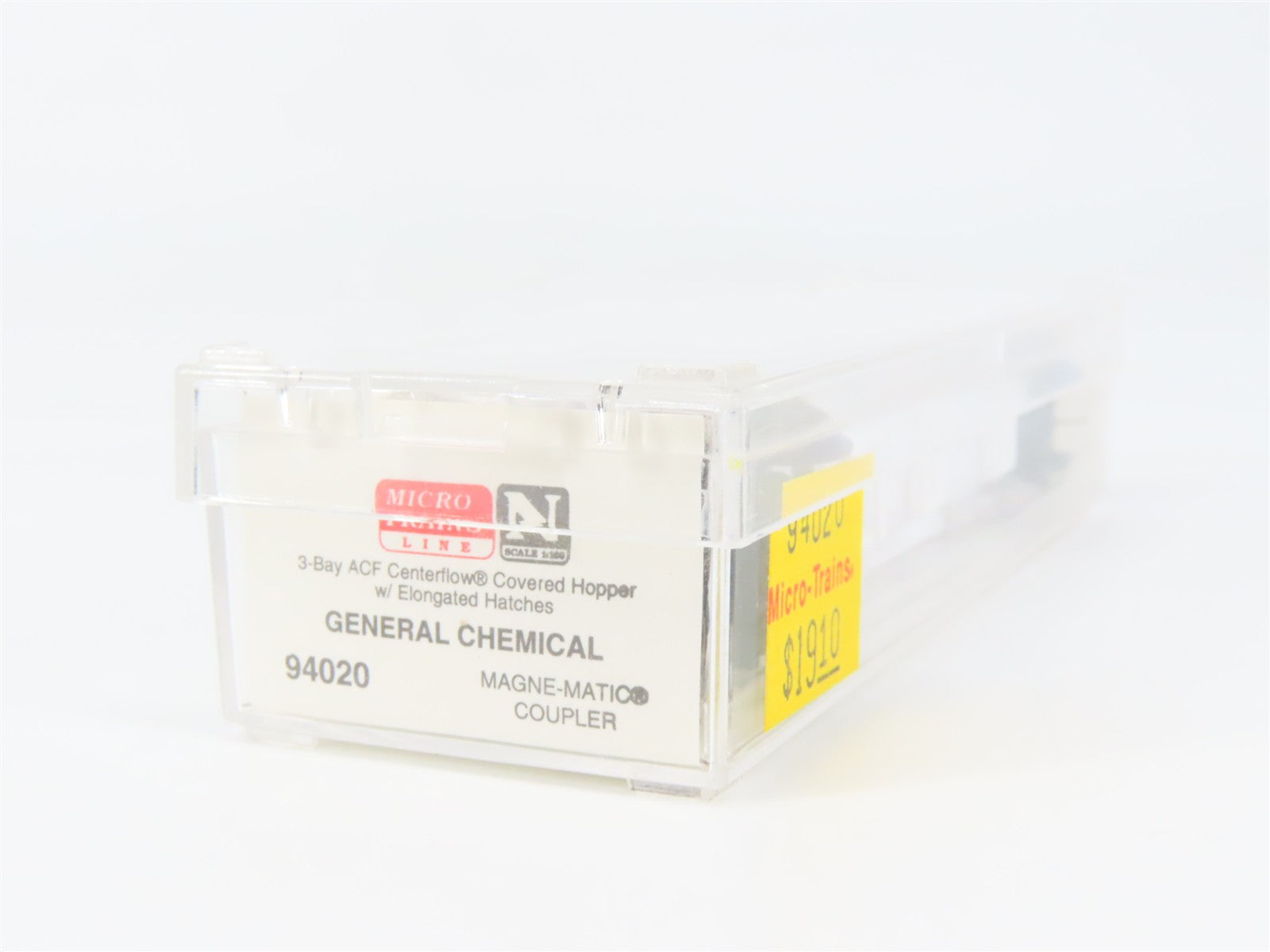 N Scale Micro-Trains MTL 94020 GRPX General Chemical 3-Bay Covered Hopper RTR