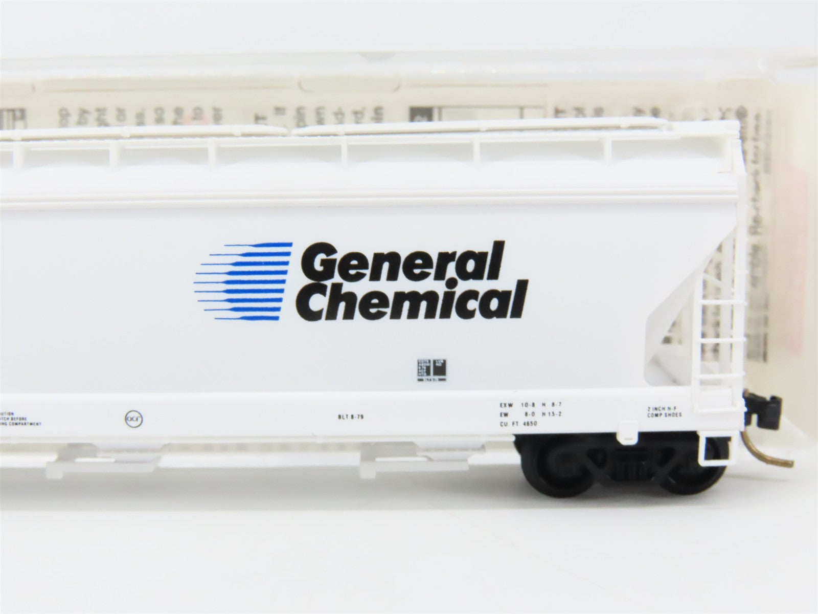 N Scale Micro-Trains MTL 94020 GRPX General Chemical 3-Bay Covered Hopper RTR