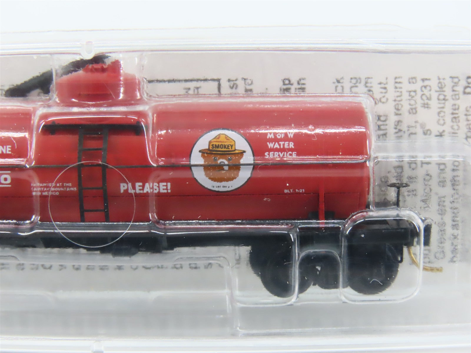 N Scale Micro-Trains MTL 65460 SBX Smokey's Tank Car Line 39' Tank Car 42000 RTR