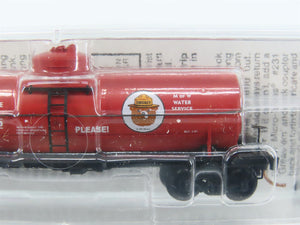 N Scale Micro-Trains MTL 65460 SBX Smokey Bear 39' Single Dome Tank Car RTR