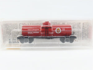 N Scale Micro-Trains MTL 65460 SBX Smokey Bear 39' Single Dome Tank Car RTR