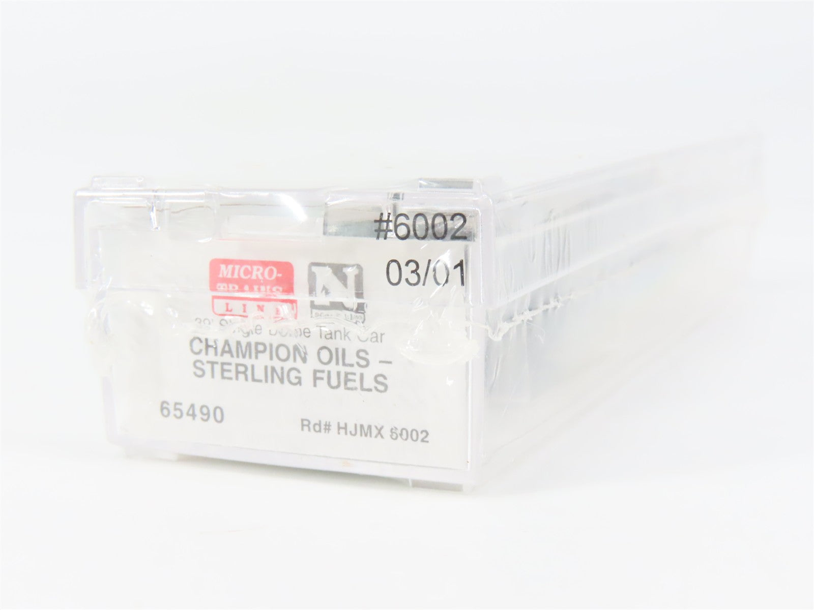 N Scale Micro-Trains MTL 65490 Champion Oils - Sterling Fuels 39' Tank Car RTR