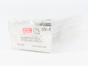 N Scale Micro-Trains MTL 65490 Champion Oils - Sterling Fuels 39' Tank Car RTR