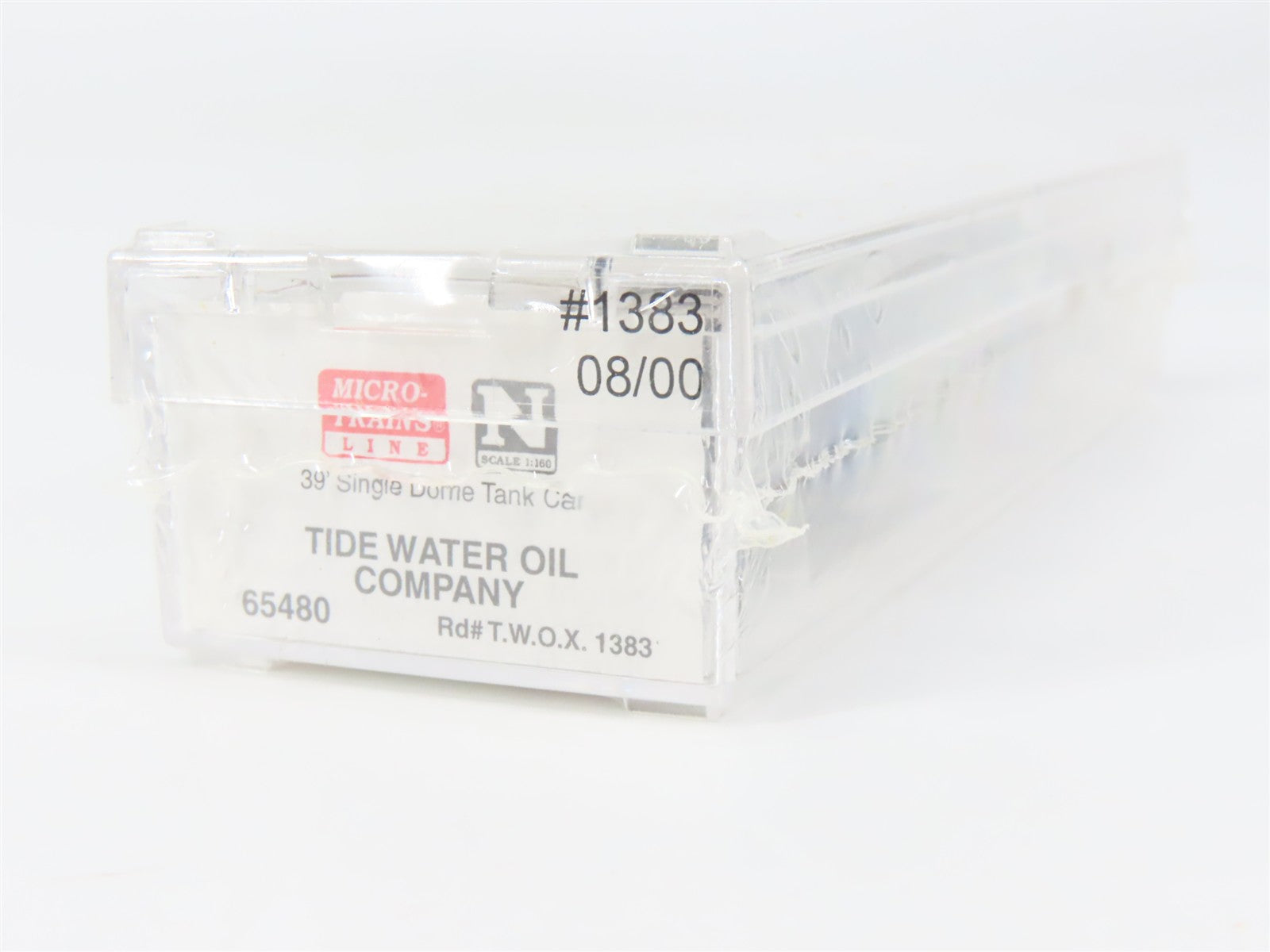 N Scale Micro-Trains MTL 65480 TWOX Tide Water Oil Company Tank Car 1383 RTR