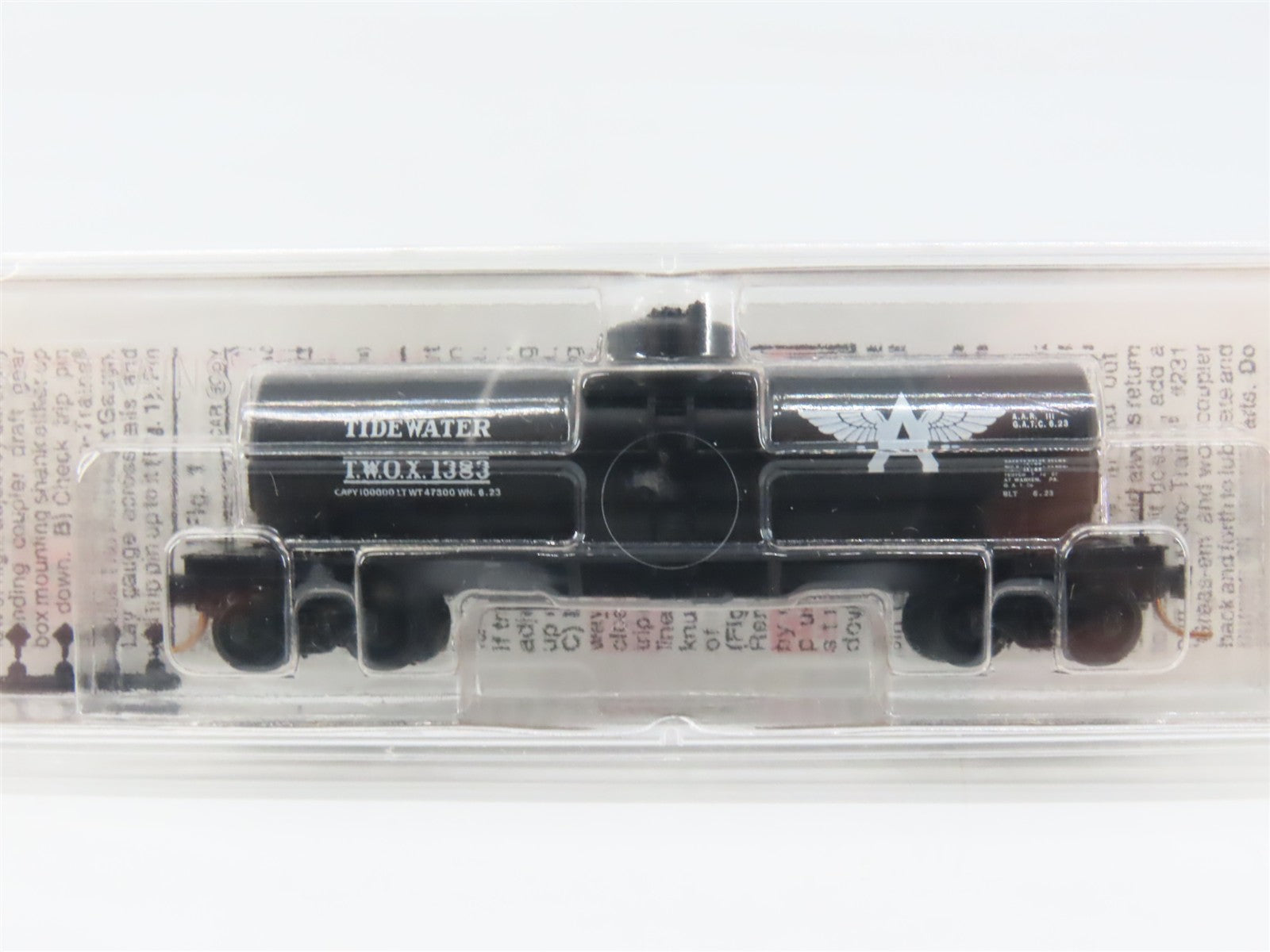 N Scale Micro-Trains MTL 65480 TWOX Tide Water Oil Company 39' Tank Car 1383 RTR
