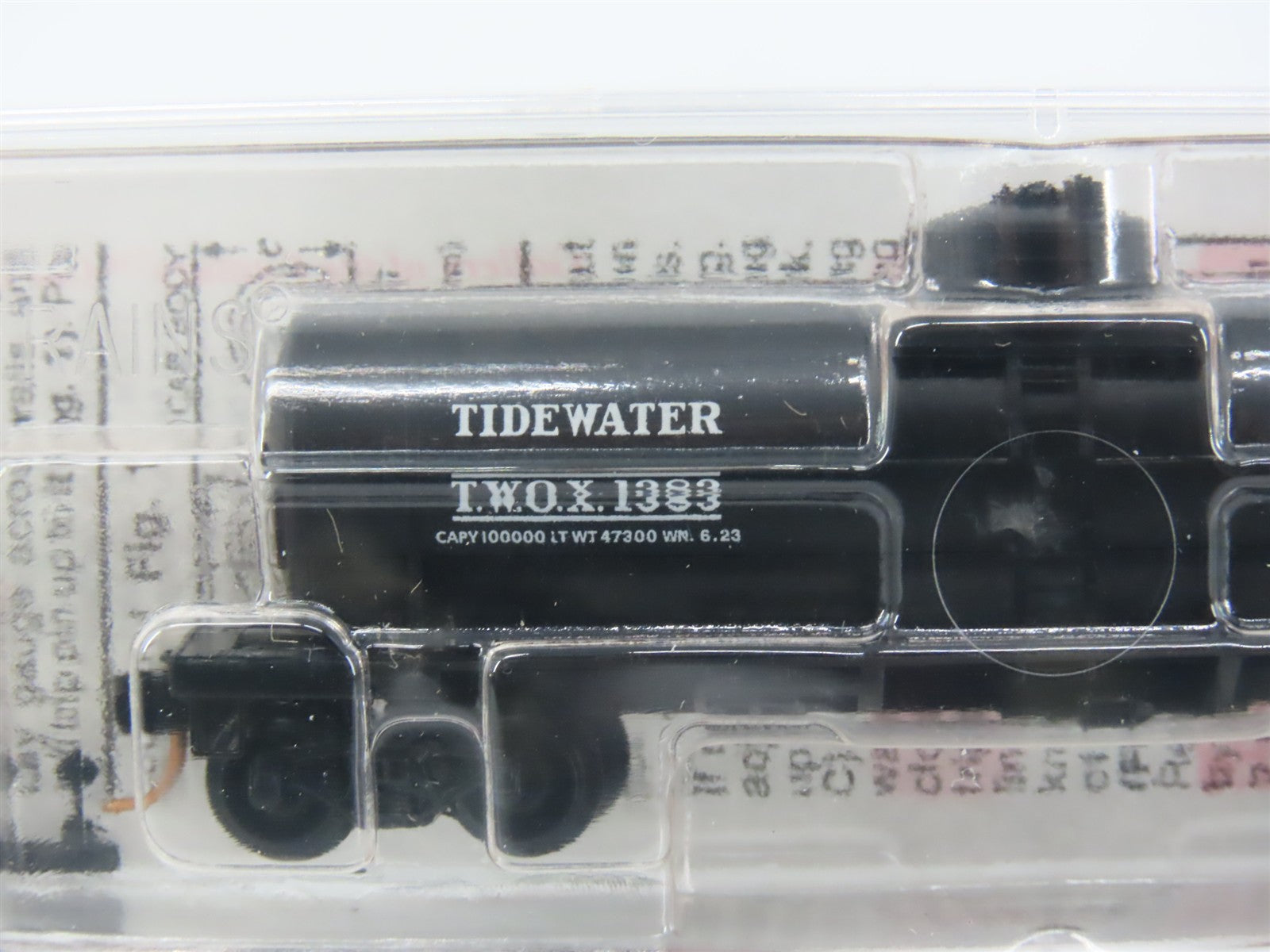 N Scale Micro-Trains MTL 65480 TWOX Tide Water Oil Company 39' Tank Car 1383 RTR