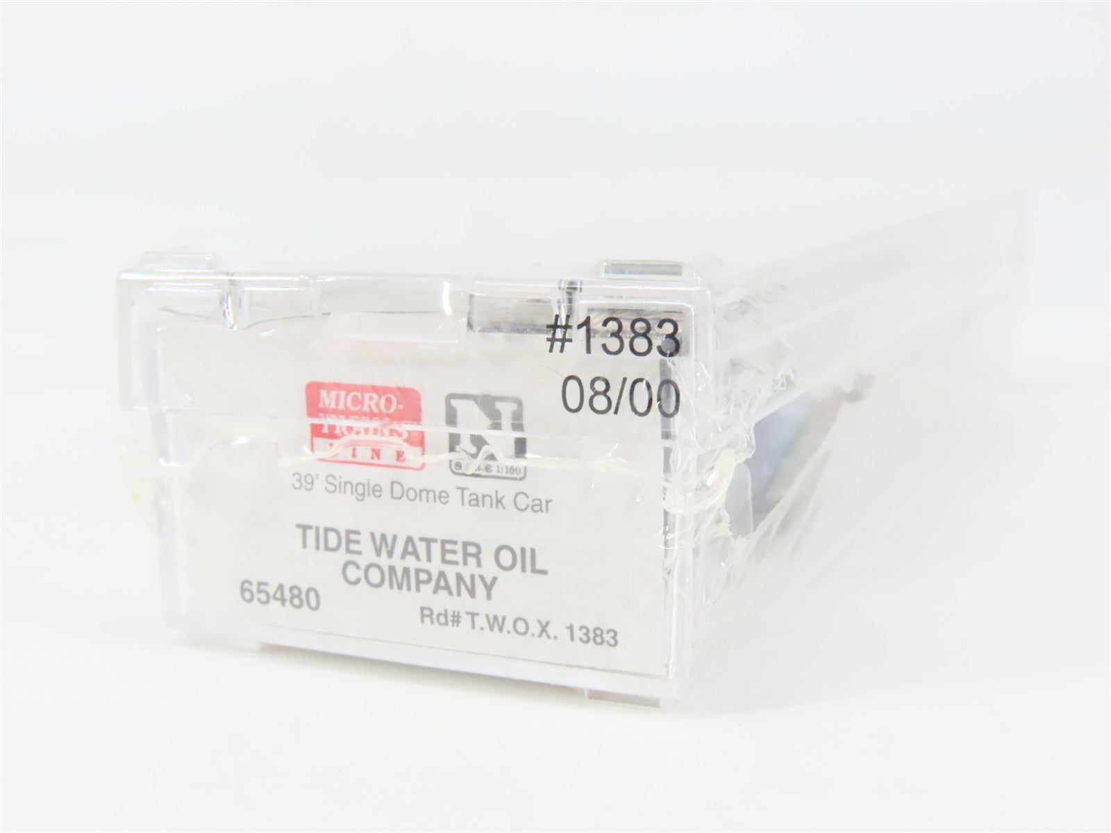 N Scale Micro-Trains MTL 65480 TWOX Tide Water Oil Company 39' Tank Car 1383 RTR