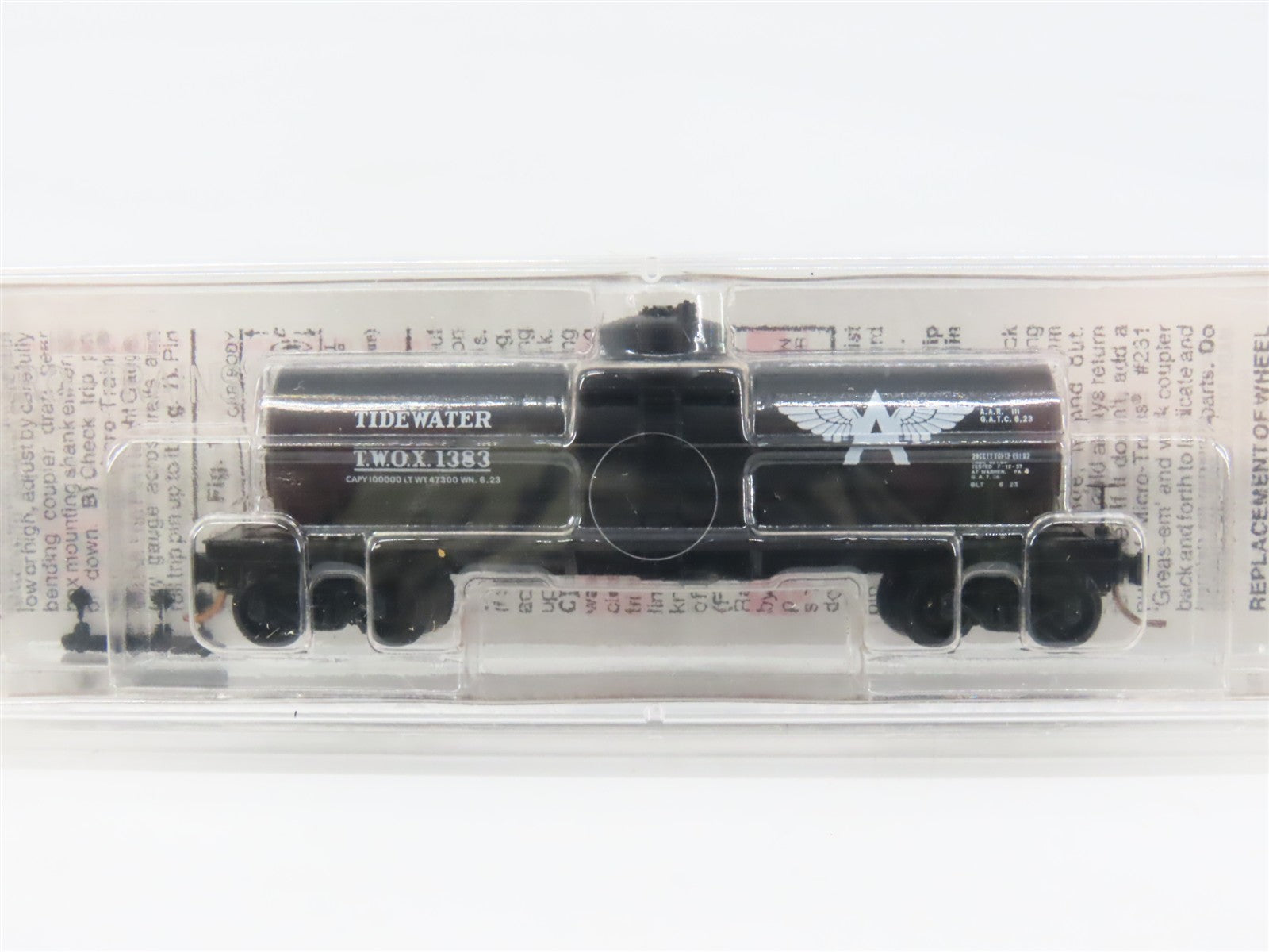 N Scale Micro-Trains MTL 65480 TWOX Tidewater Oil Company 39' Tank Car 1383 RTR