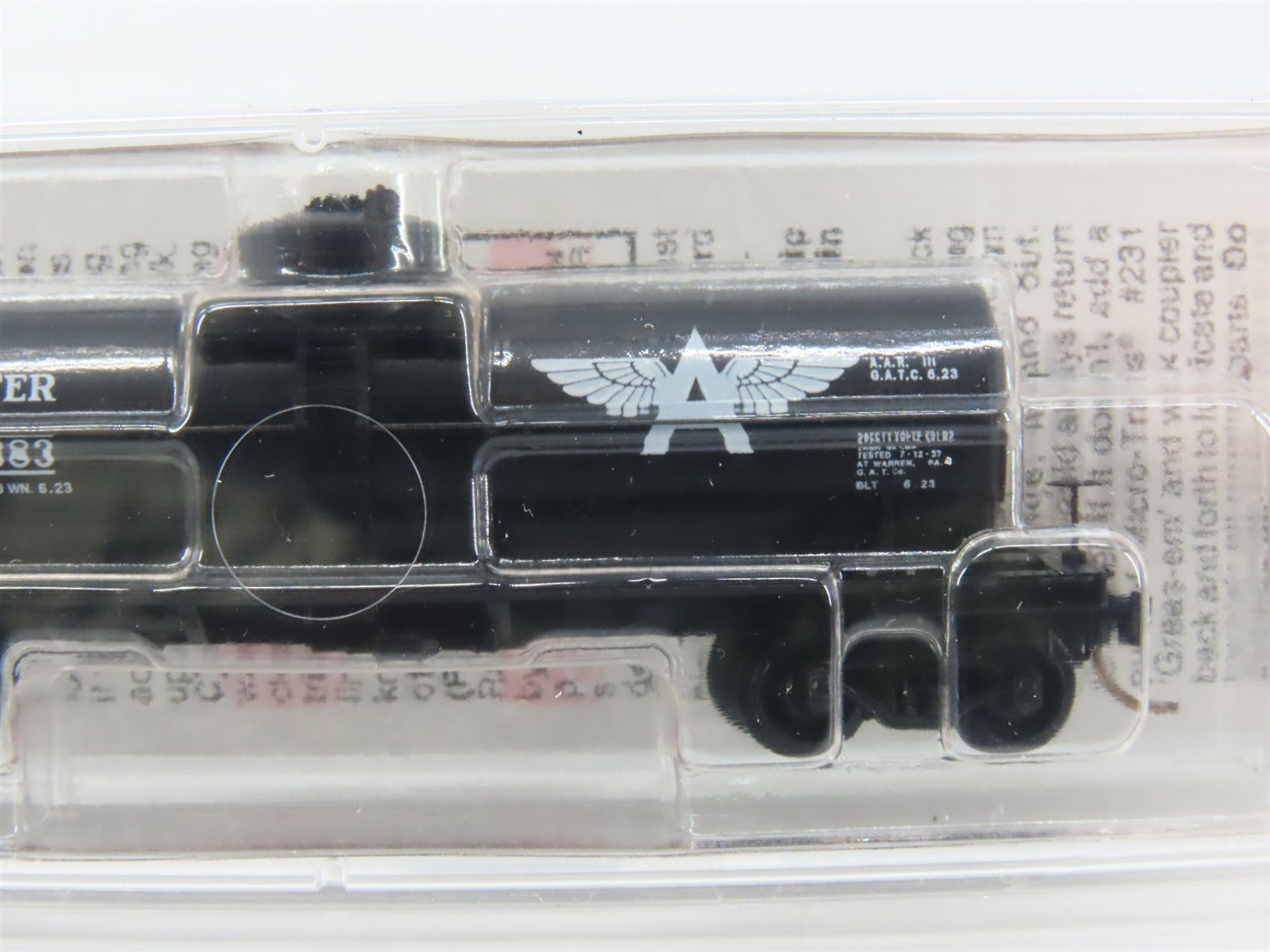 N Scale Micro-Trains MTL 65480 TWOX Tidewater Oil Company 39' Tank Car 1383 RTR