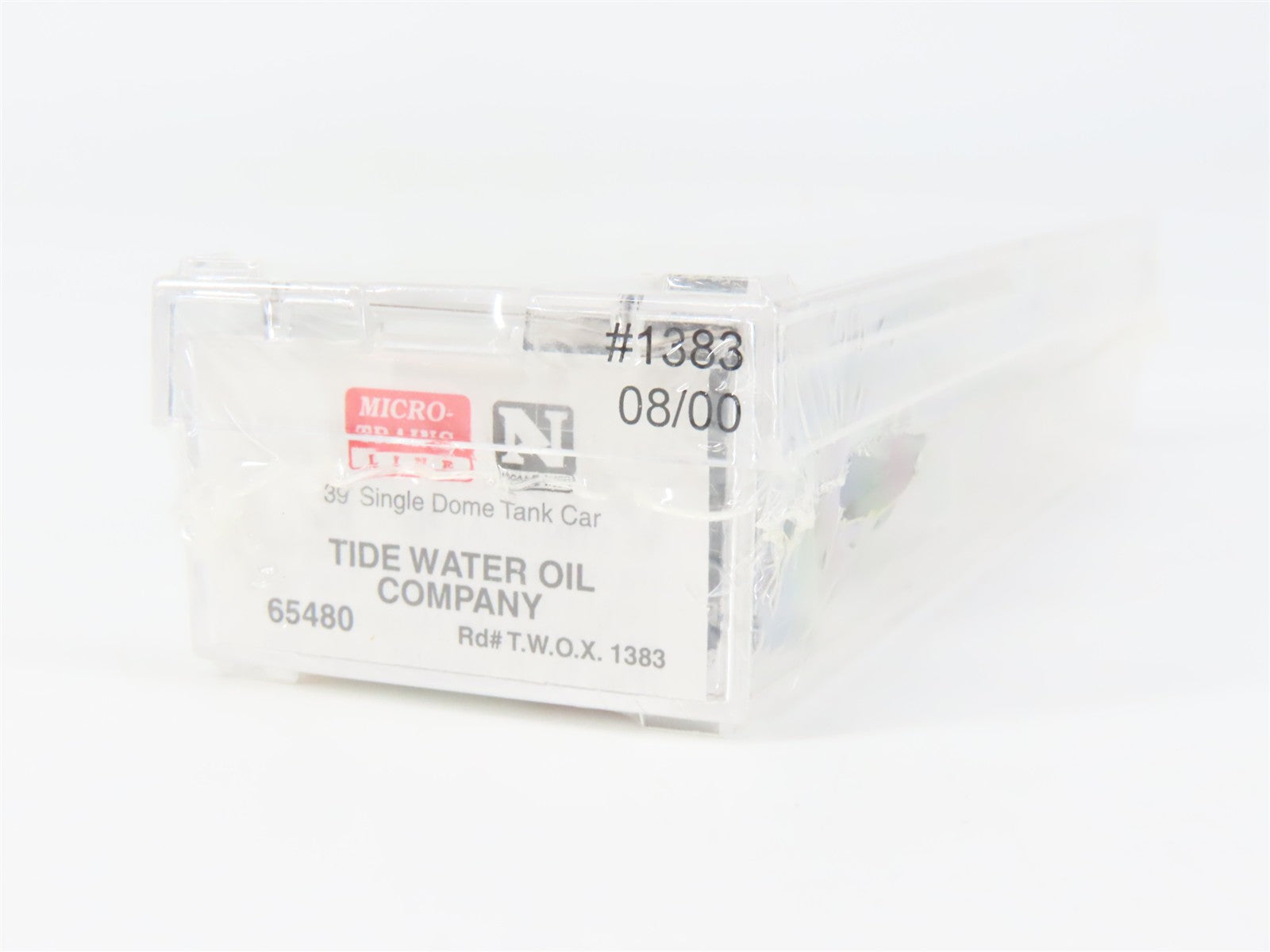 N Scale Micro-Trains MTL 65480 TWOX Tidewater Oil Company 39' Tank Car 1383 RTR