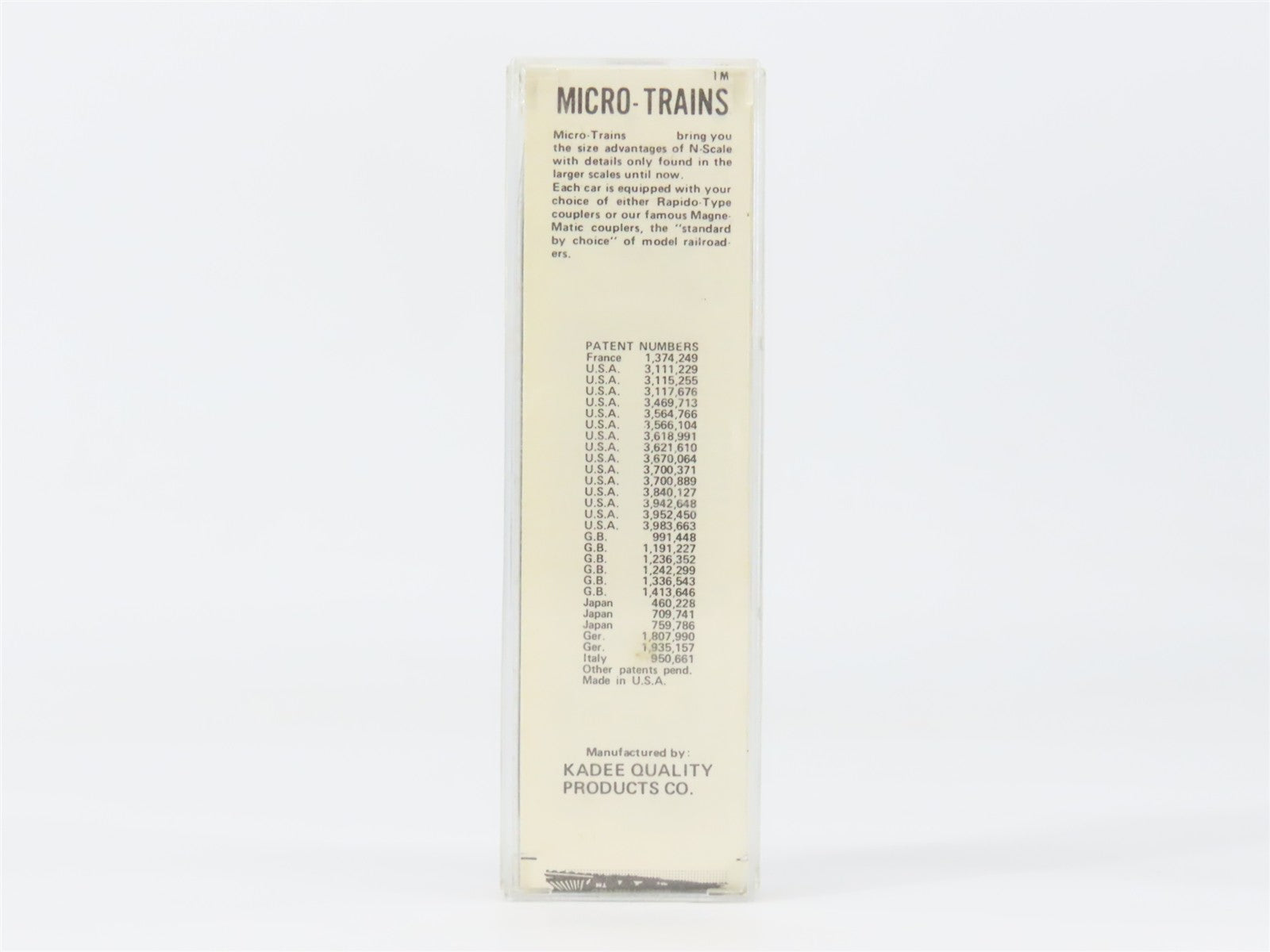 N Scale Micro-Trains MTL 33050 Union Pacific 50' Plug/Sliding Door Box Car RTR