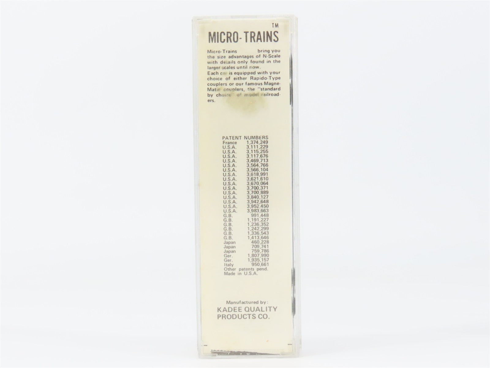 N Scale Micro-Trains MTL 33050 Union Pacific 50' Plug/Sliding Door Box Car RTR