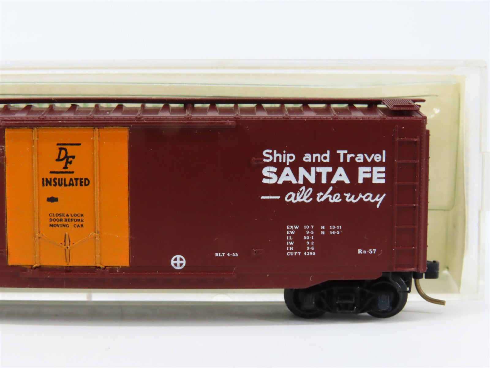 N Scale Micro-Trains MTL 32076 SFRB Santa Fe 50' Box Car 6119 RTR