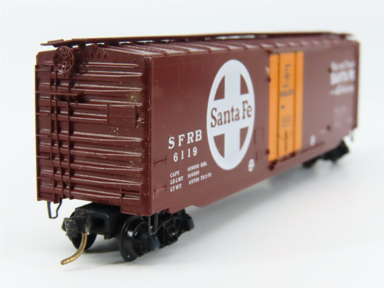 N Scale Micro-Trains MTL 32076 SFRB Santa Fe 50' Box Car 6119 RTR