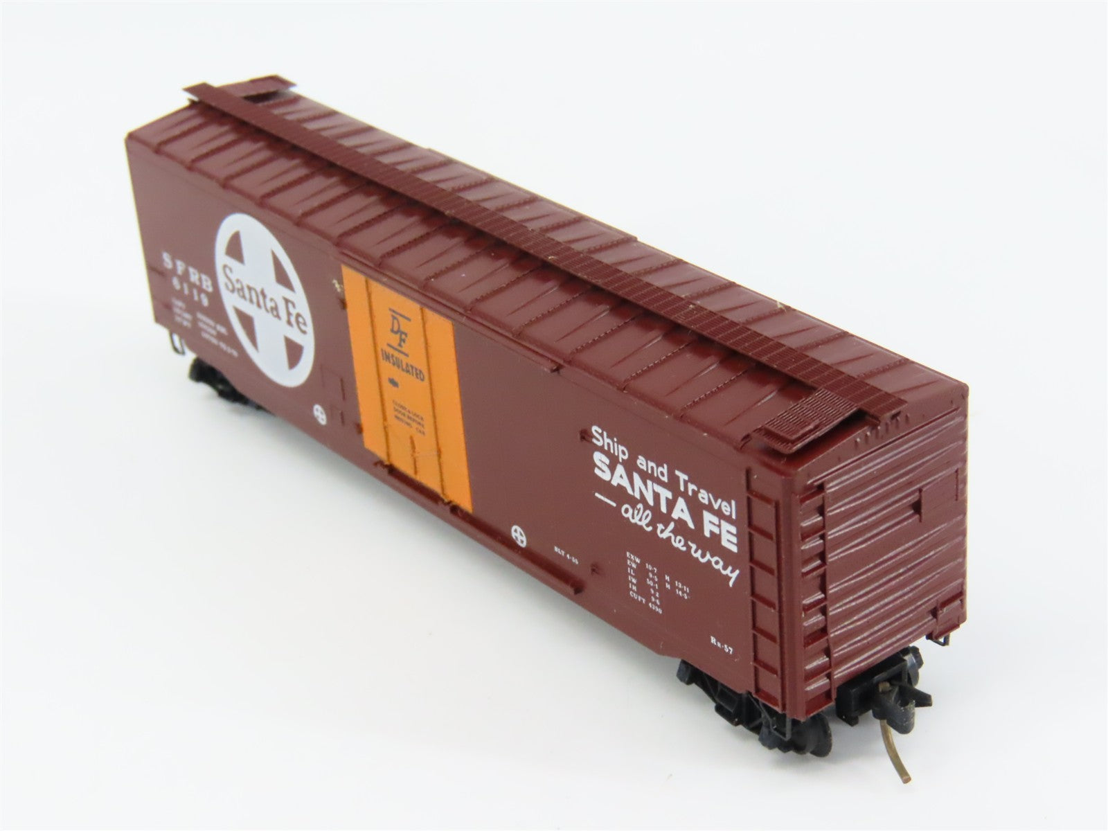 N Scale Micro-Trains MTL 32076 SFRB Santa Fe 50' Box Car 6119 RTR