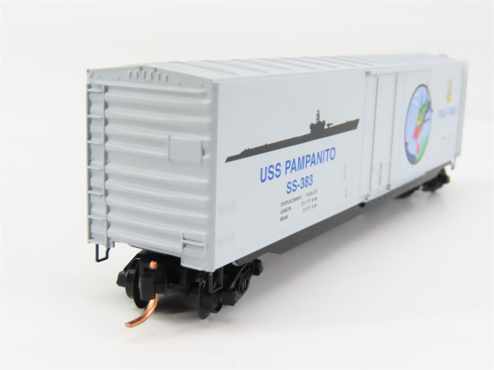 N Scale Micro-Trains MTL 03800403 SS U.S. Navy 50' Box Car 383 RTR