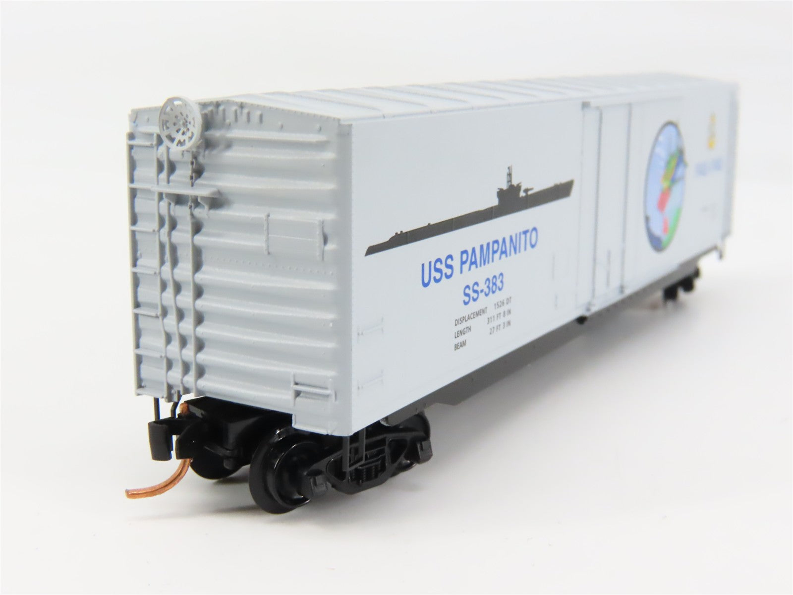 N Scale Micro-Trains MTL 03800403 SS U.S. Navy 50' Box Car 383 RTR