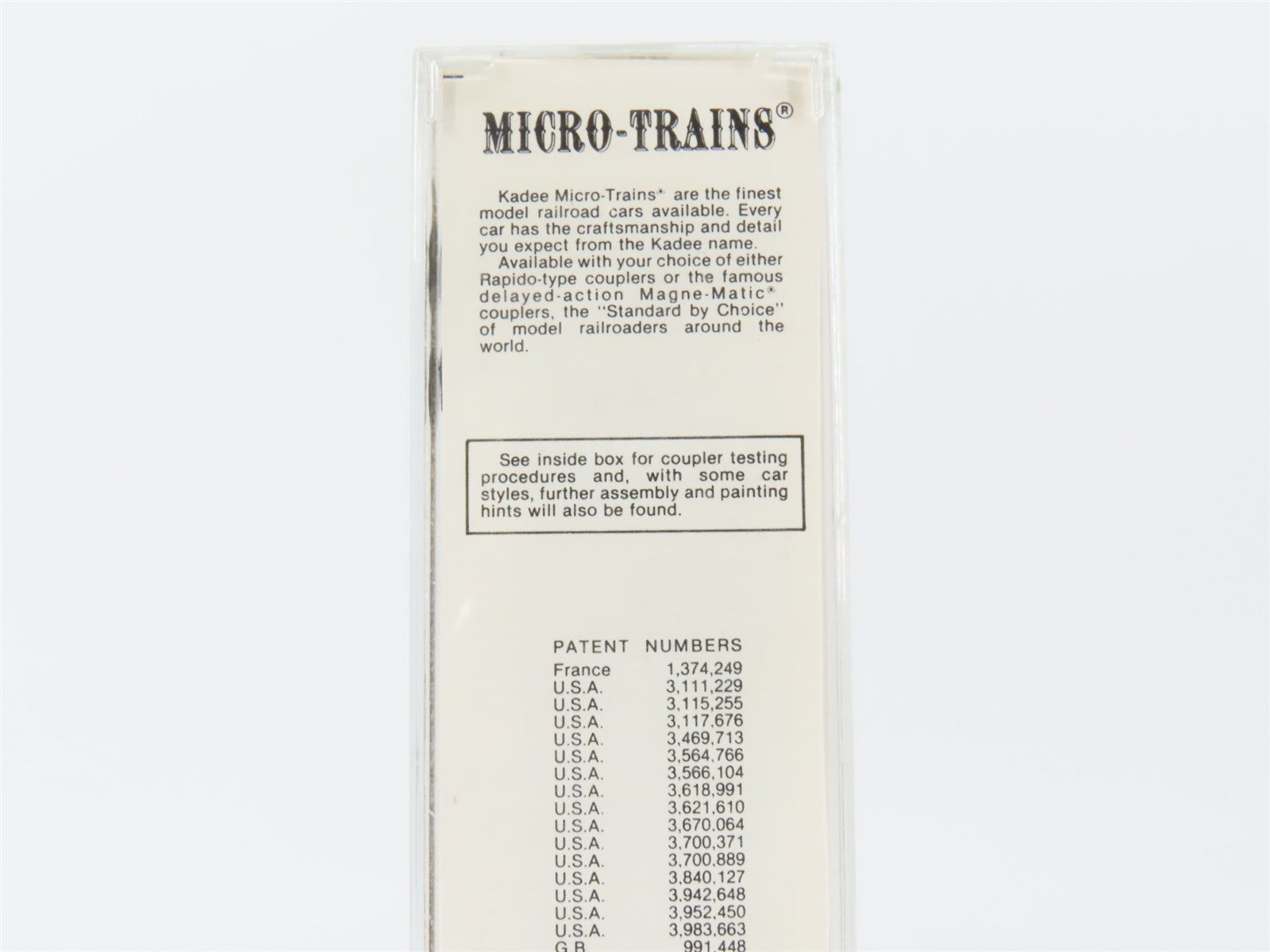 N Scale Micro-Trains MTL 38150 Fruit Growers Express 50' Plug Door Box Car RTR