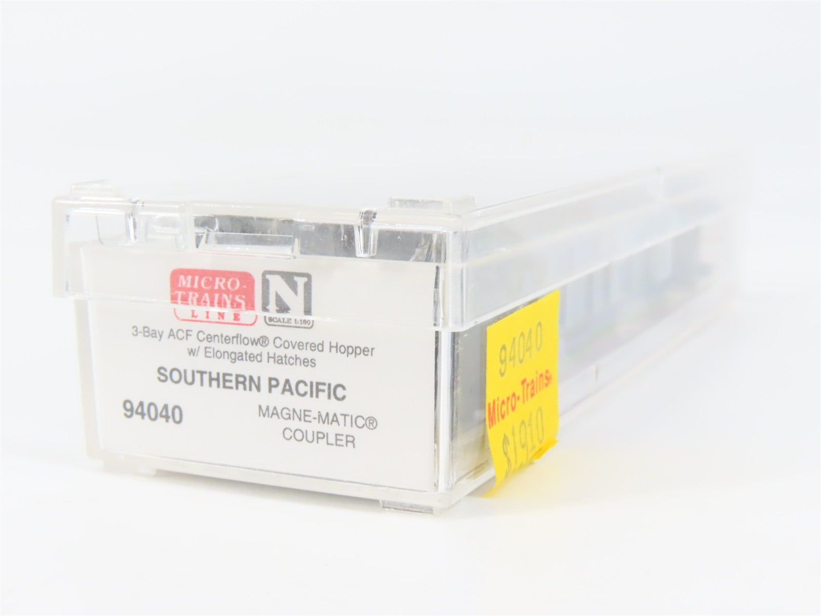 N Scale Micro-Trains MTL 94040 SP Southern Pacific 3-Bay Covered Hopper RTR