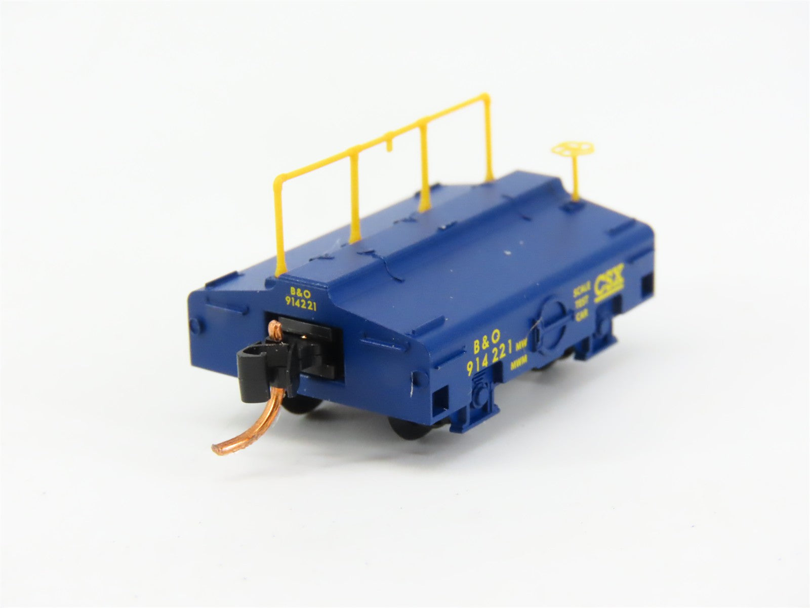 N Scale Micro-Trains MTL 12100010 B&O Baltimore & Ohio Scale Test Car 914221 RTR