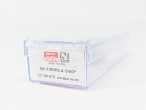 N Scale Micro-Trains MTL 12100010 B&O Baltimore & Ohio Scale Test Car 914221 RTR