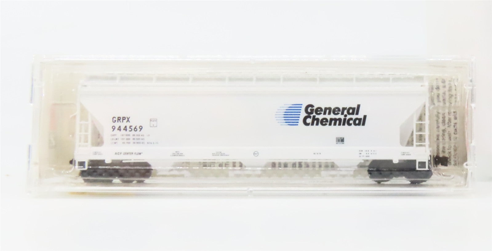 N Scale Micro-Trains MTL 94020 GRPX General Chemical 3-Bay Covered Hopper RTR