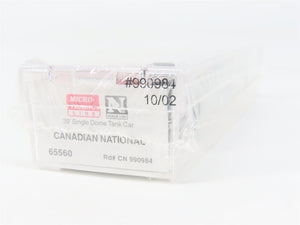 N Scale Micro-Trains MTL 65560 CN Canadian National 39' Single Dome Tank Car RTR