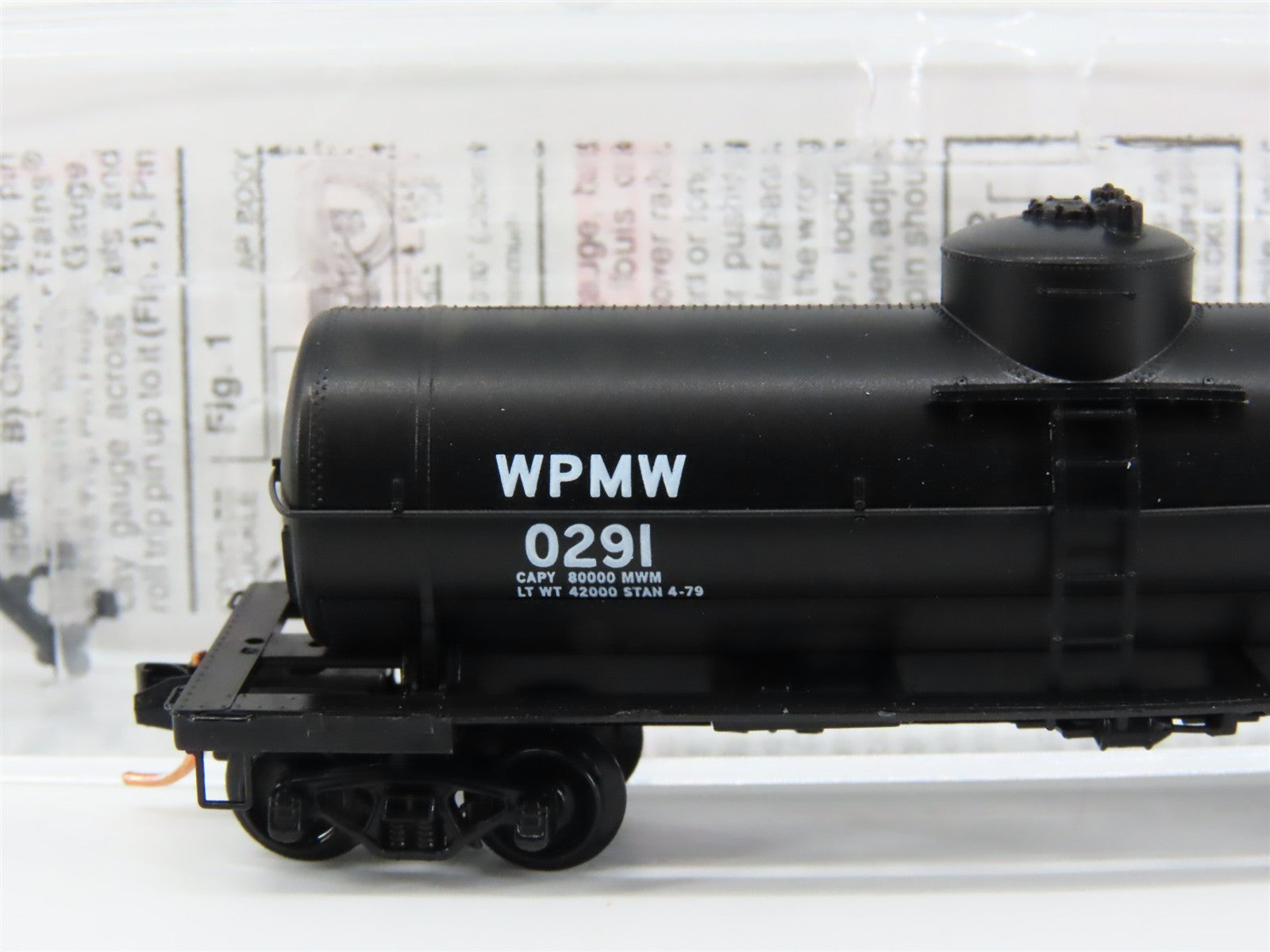 N Scale Micro-Trains MTL 65550 WPMW Western Pacific 39' Single Dome Tank Car RTR