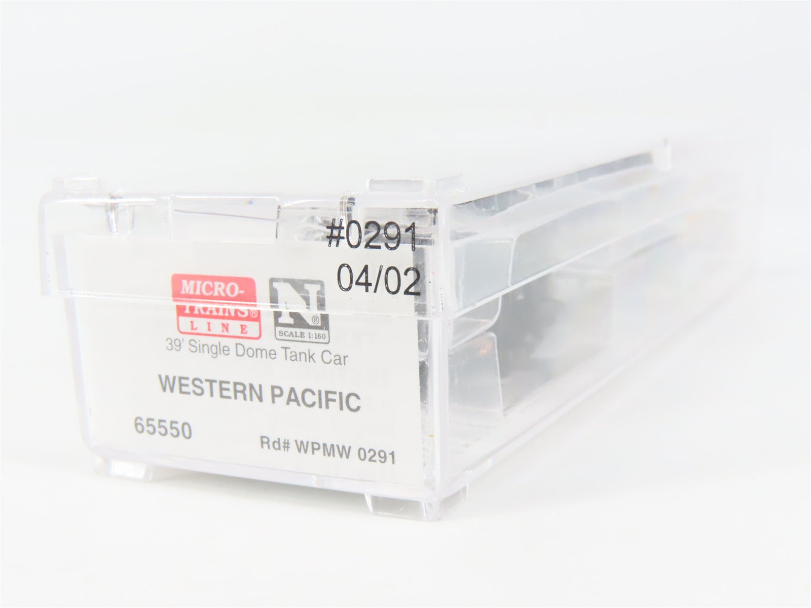 N Scale Micro-Trains MTL 65550 WPMW Western Pacific 39' Single Dome Tank Car RTR