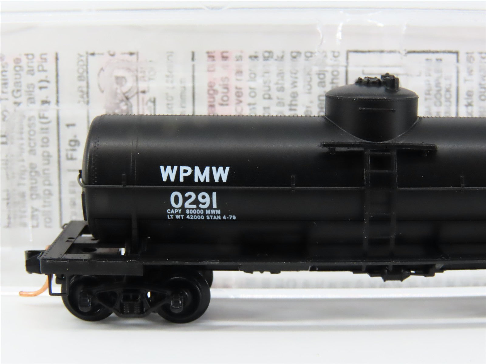 N Scale Micro-Trains MTL 65550 WPMW Western Pacific 39' Single Dome Tank Car RTR